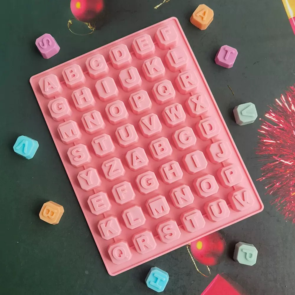48 ตัวอักษร Enghish ตัวอักษรตั - Soap Making Silicone Molds บทวิจารณ์และราคา